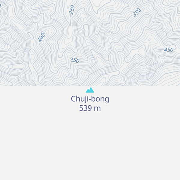Map of Chuji-bong