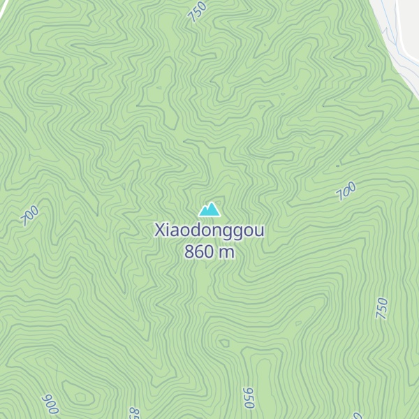 Map of Xiaodonggou