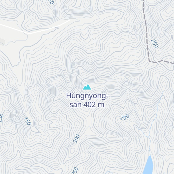 Map of Hŭngnyong-san