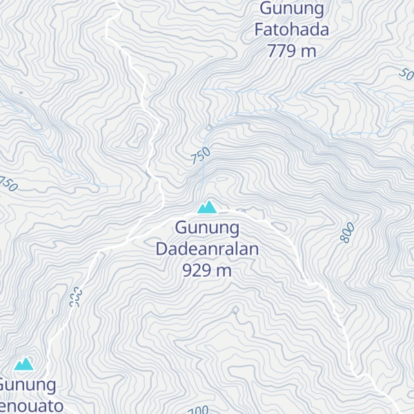 Map of Gunung Dadeanralan