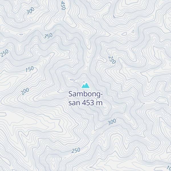Map of Sambong-san