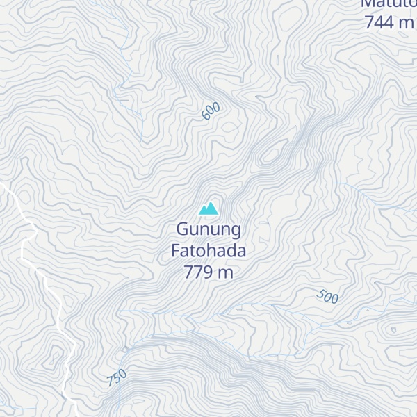 Map of Gunung Fatohada