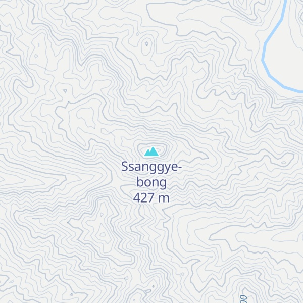 Map of Ssanggye-bong
