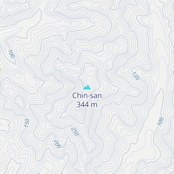 Map of Chin-san
