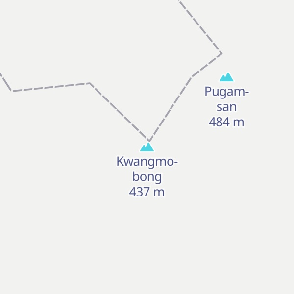 Map of Kwangmo-bong