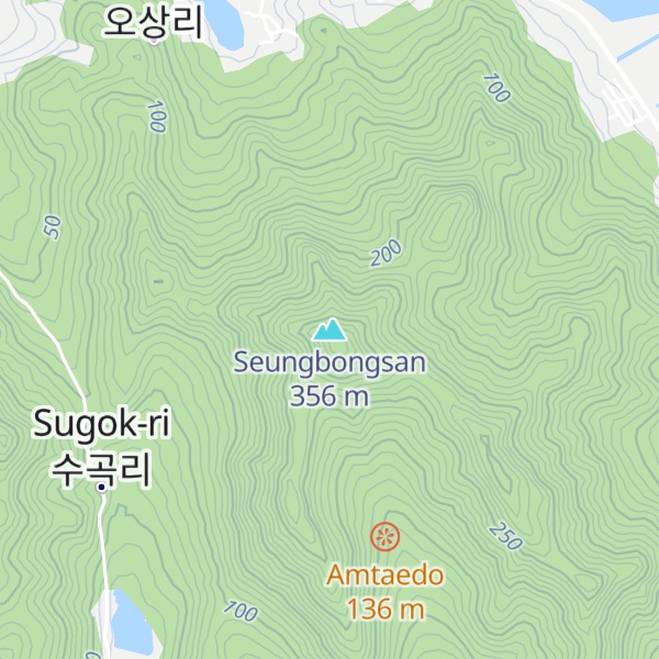 Map of Seungbongsan