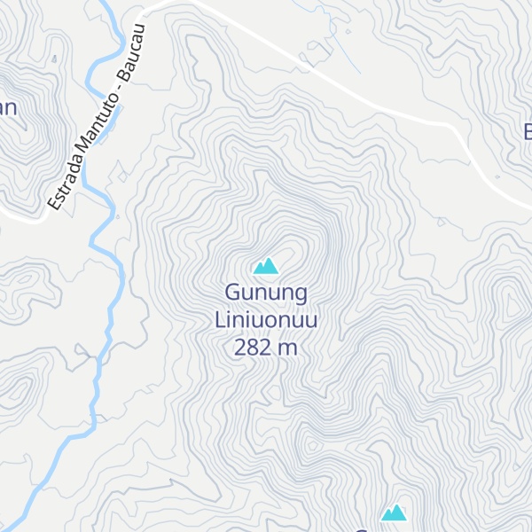 Map of Gunung Liniuonuu