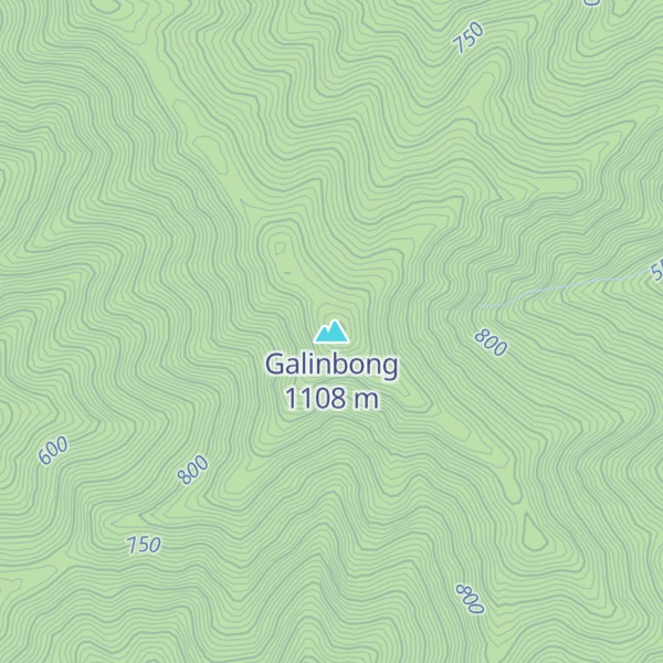 Map of Galinbong