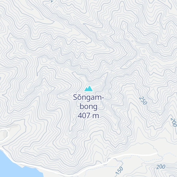 Map of Sŏngam-bong