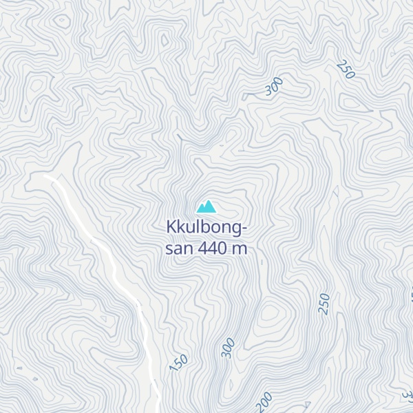 Map of Kkulbong-san