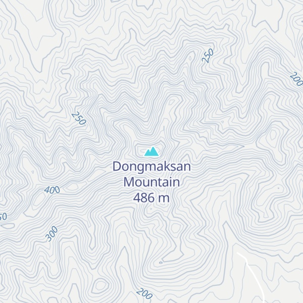 Map of Dongmaksan Mountain