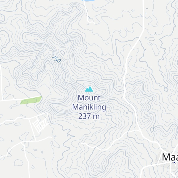 Map of Mount Manikling