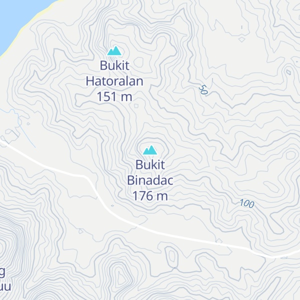 Map of Bukit Binadac