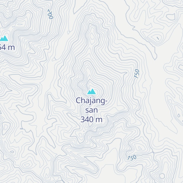 Map of Chajang-san