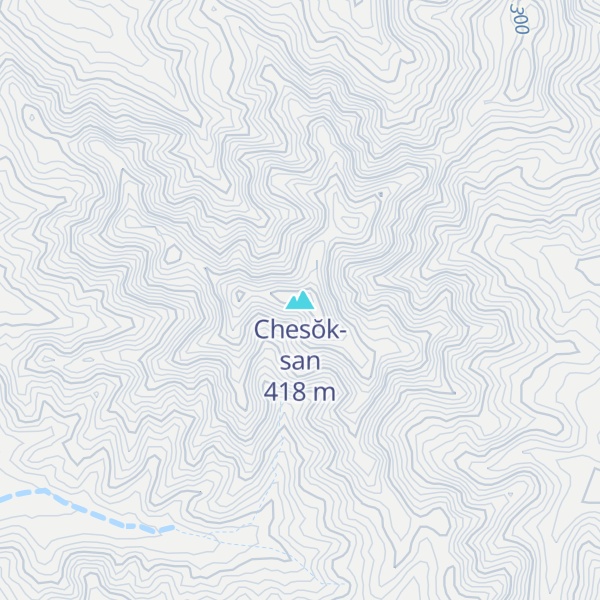 Map of Chesŏk-san