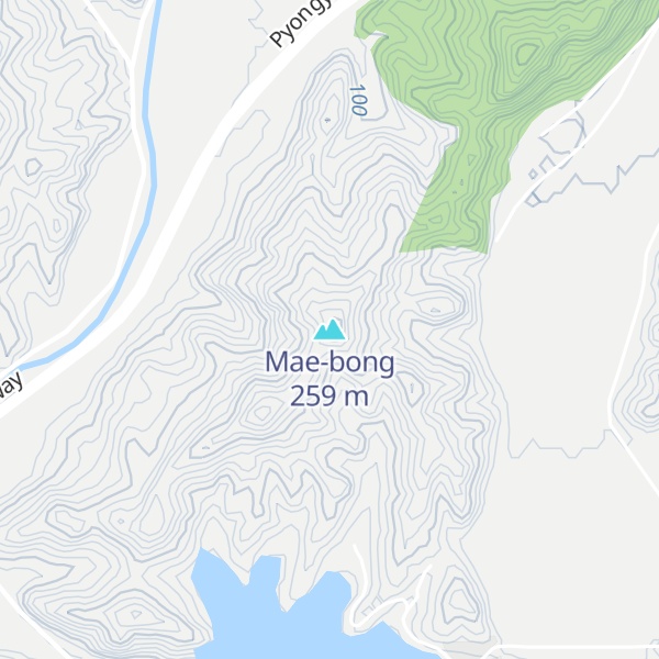 Map of Mae-bong