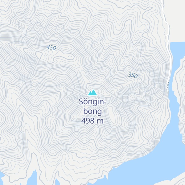 Map of Sŏngin-bong