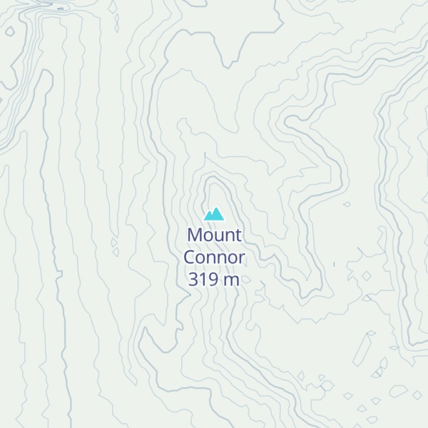 Map of Mount Connor