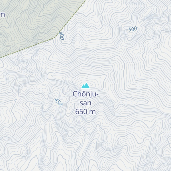 Map of Chŏnju-san