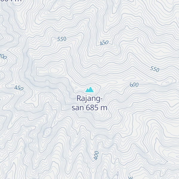 Map of Rajang-san