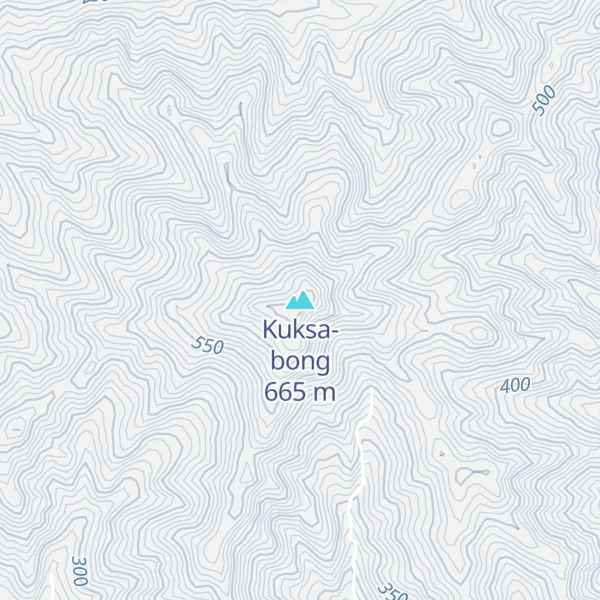 Map of Kuksa-bong