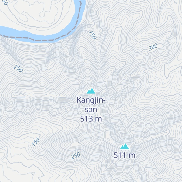 Map of Kangjin-san
