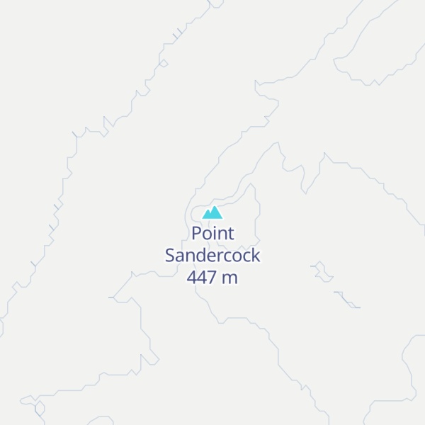 Map of Point Sandercock
