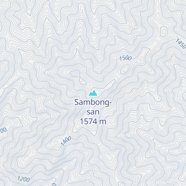 Map of Sambong-san
