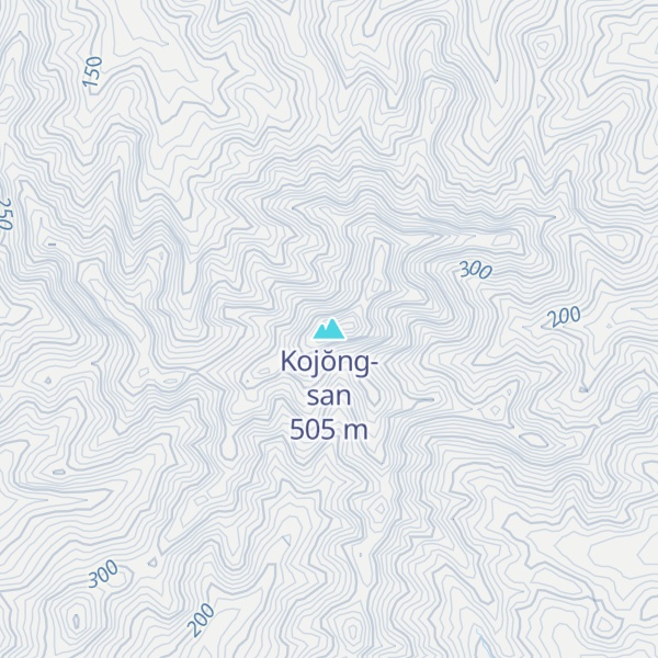 Map of Kojŏng-san