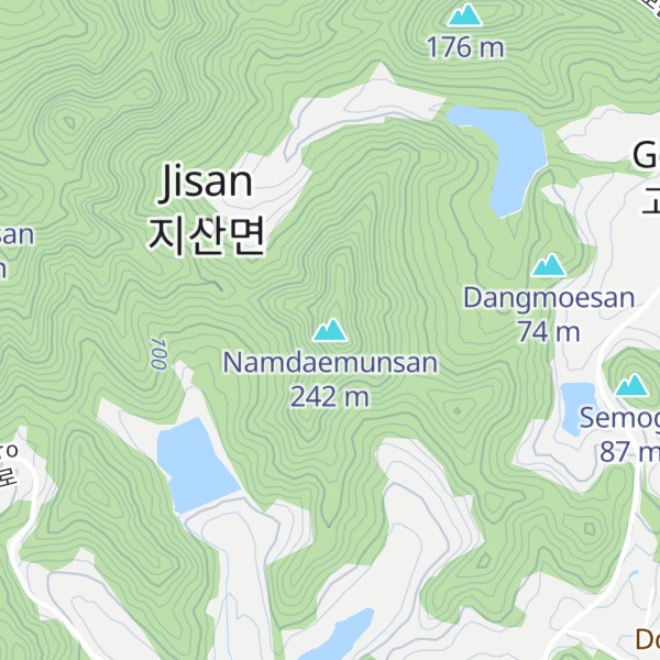 Map of Namdaemunsan