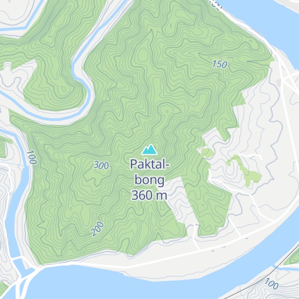 Map of Paktal-bong