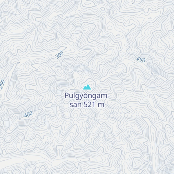 Map of Pulgyŏngam-san