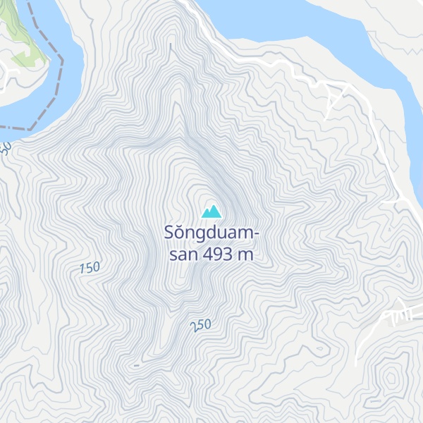 Map of Sŏngduam-san