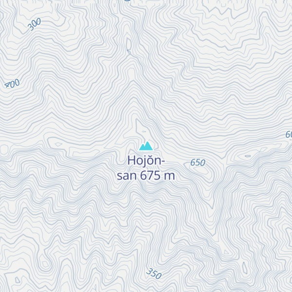 Map of Hojŏn-san