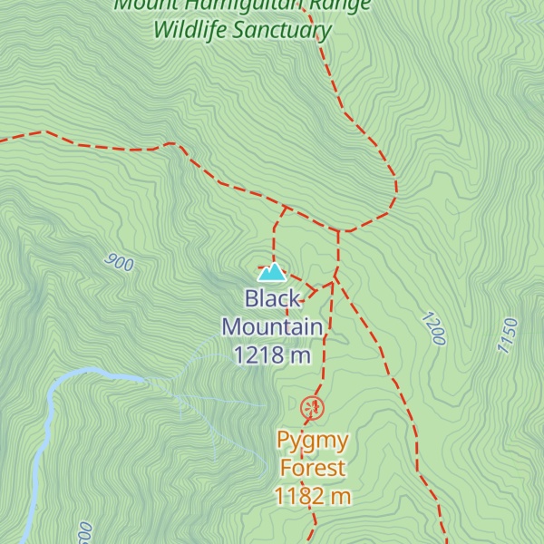 Map of Black Mountain