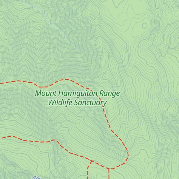 Map of Mount Hamiguitan
