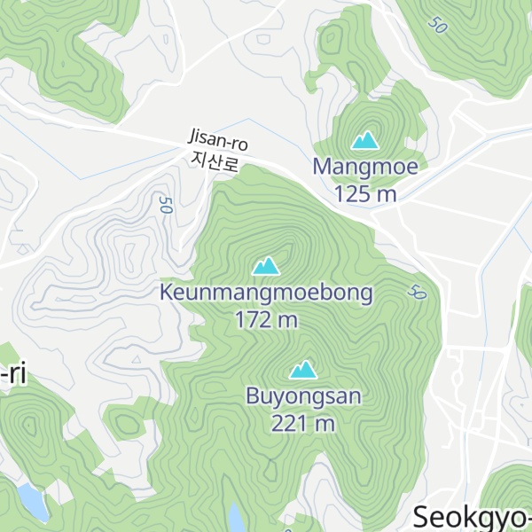Map of Keunmangmoebong