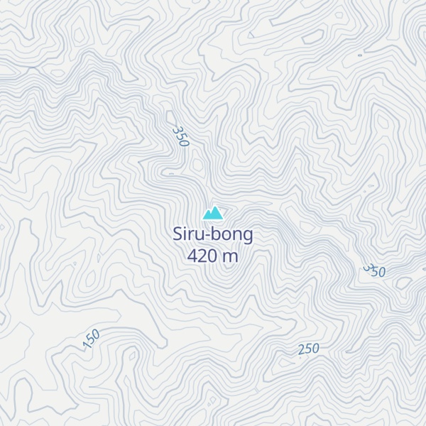Map of Siru-bong