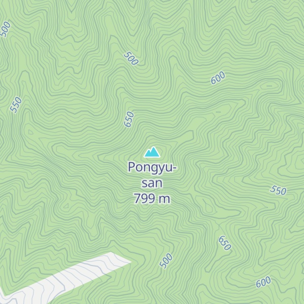 Map of Pongyu-san