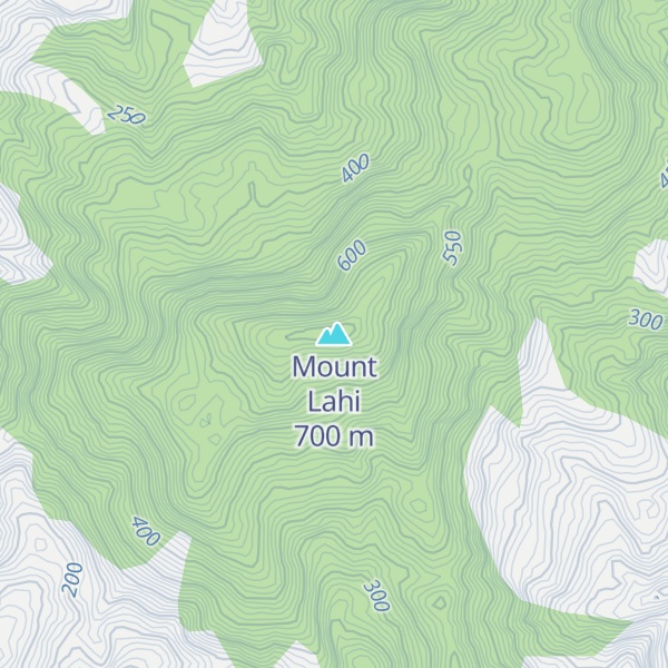 Map of Mount Lahi