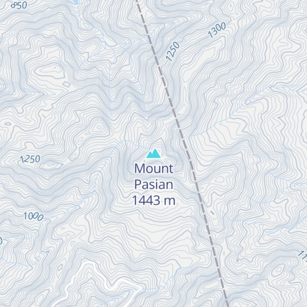 Map of Mount Pasian