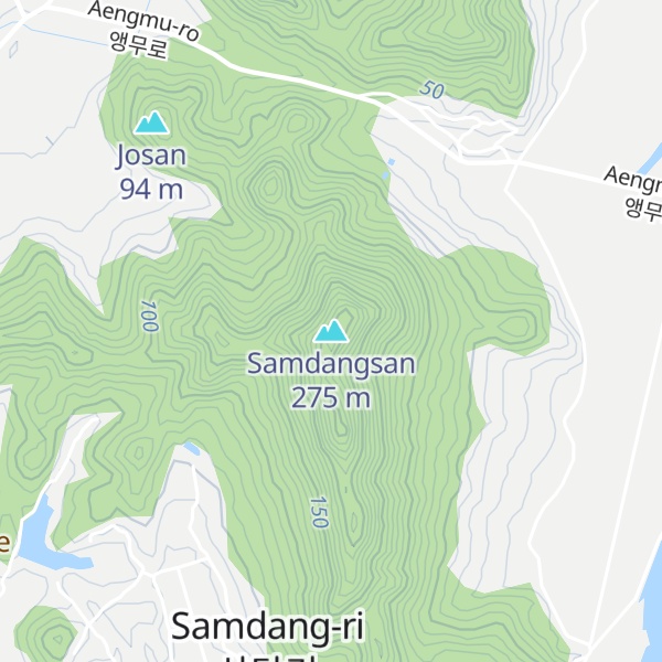Map of Samdangsan