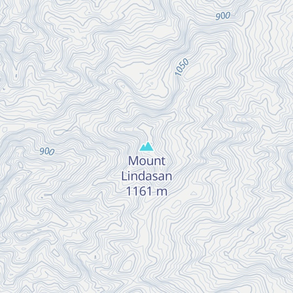 Map of Mount Lindasan