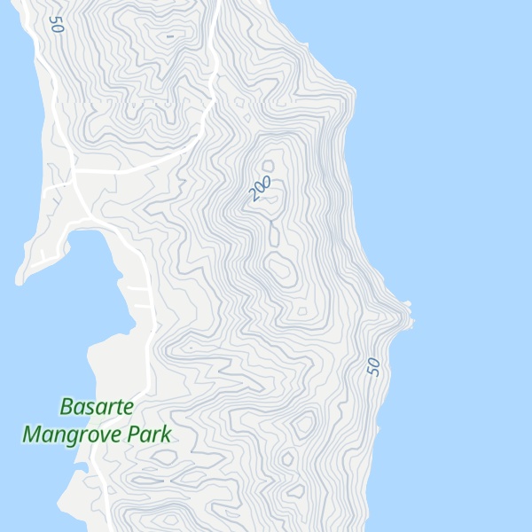 Map of Saddle Peak