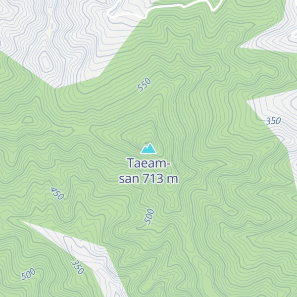 Map of Taeam-san