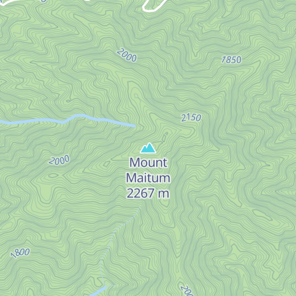 Map of Mount Maitum