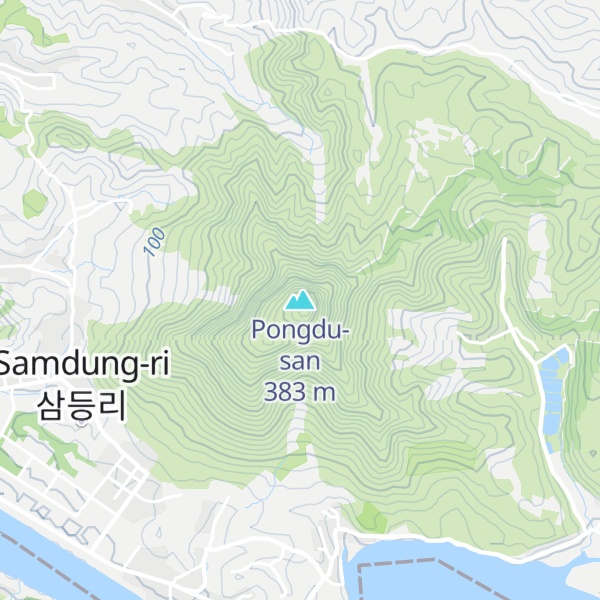 Map of Pongdu-san
