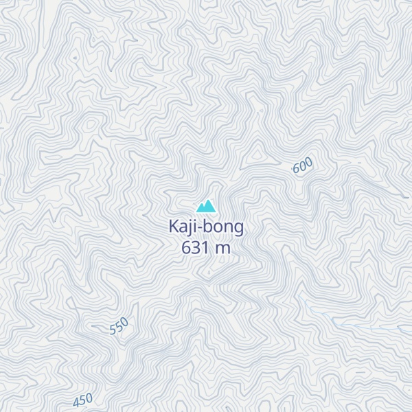 Map of Kaji-bong