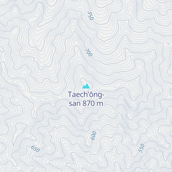 Map of Taech’ŏng-san