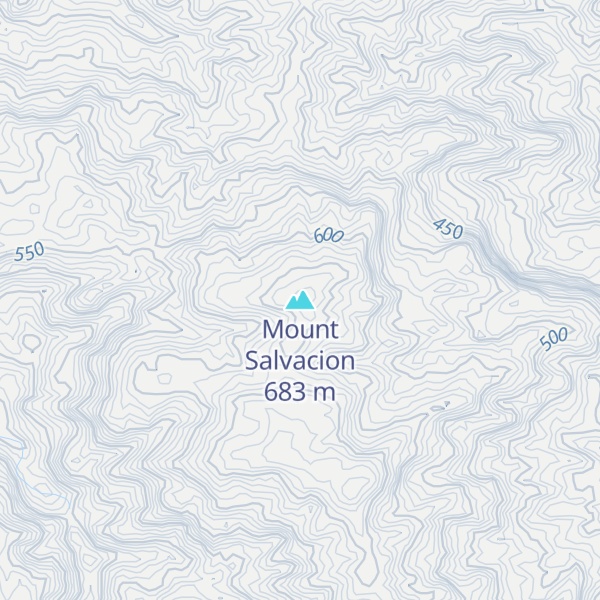 Map of Mount Salvacion
